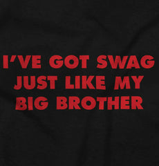 Got Swag Like Big Brother Infant Baby Bib-Direct To Garment Print-Brisco Baby