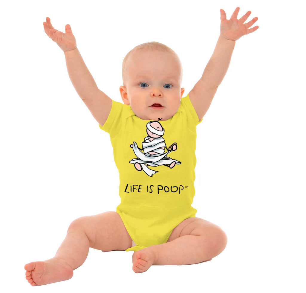 Baby Toilet Paper Romper-Direct To Garment Print-Brisco Baby