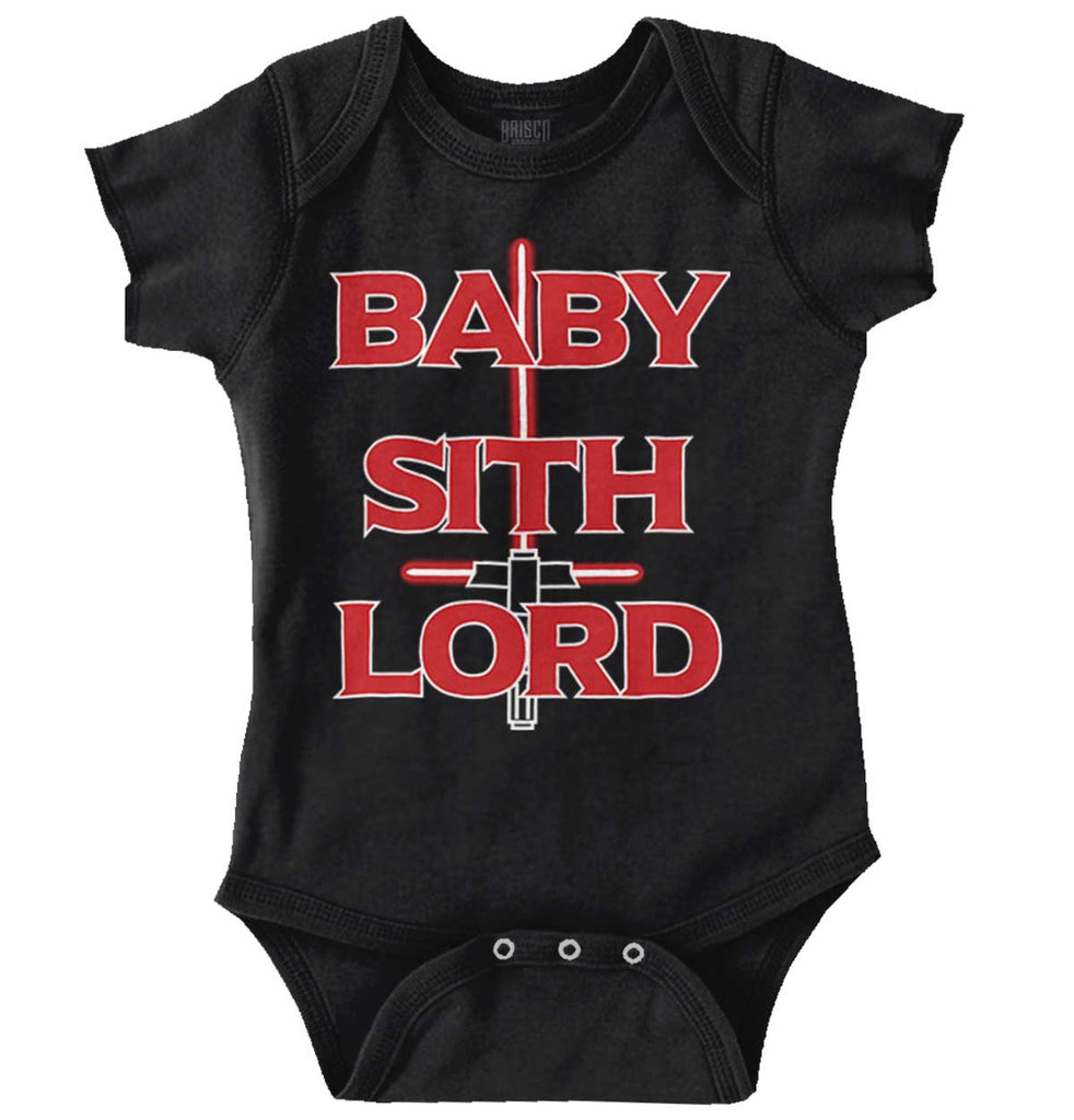 Baby Sith Lord Romper Bodysuit-Direct To Garment Print-Brisco Baby