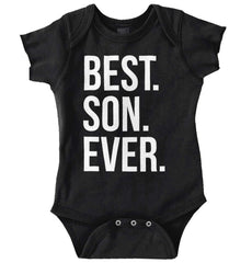 Best Son Ever Romper Bodysuit-Direct To Garment Print-Brisco Baby