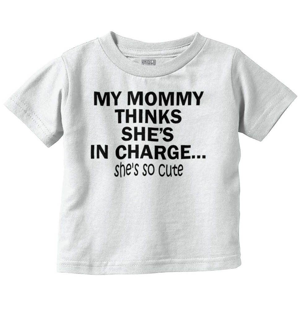 She's So Cute Infant Toddler T Shirt-Direct To Garment Print-Brisco Baby