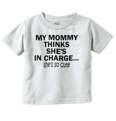 She's So Cute Infant Toddler T Shirt-Direct To Garment Print-Brisco Baby