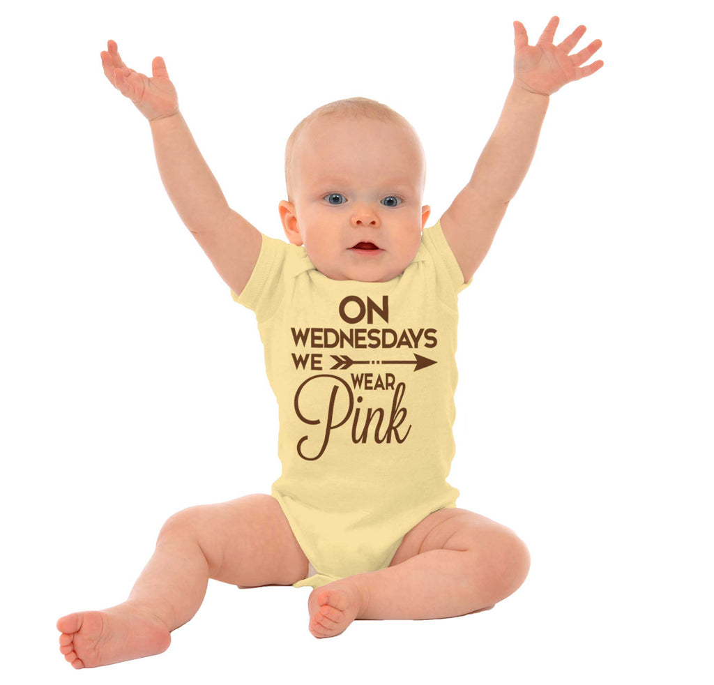 Wear Pink Romper Bodysuit-Direct To Garment Print-Brisco Baby