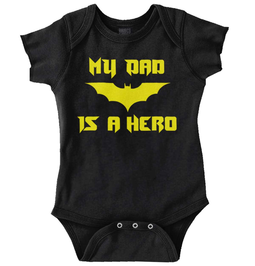 Dad Is Batman Romper Bodysuit-Misc-Brisco Baby