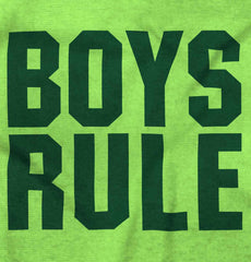 Boys Rule Romper Bodysuit-Direct To Garment Print-Brisco Baby