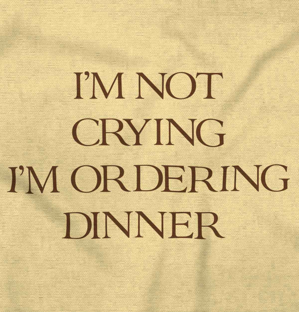 I'm Not Crying Romper Bodysuit-Direct To Garment Print-Brisco Baby