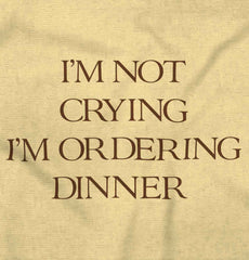 I'm Not Crying Romper Bodysuit-Direct To Garment Print-Brisco Baby