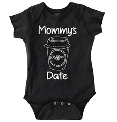 Mommy's Date Romper Bodysuit-Direct To Garment Print-Brisco Baby
