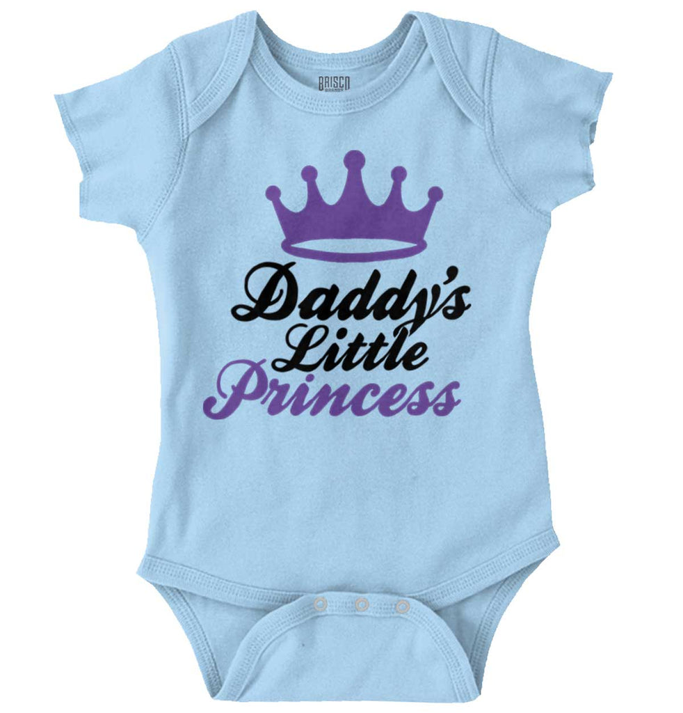 Daddy's Little Princess Romper Bodysuit-Direct To Garment Print-Brisco Baby