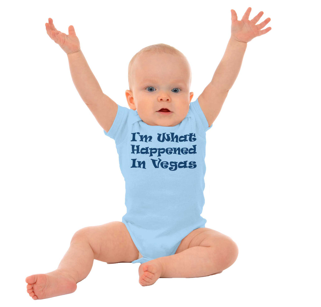 Happened In Vegas Romper Bodysuit-Direct To Garment Print-Brisco Baby
