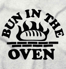 Bun In The Oven Maternity T-Shirt-Direct To Garment Print-Brisco Baby