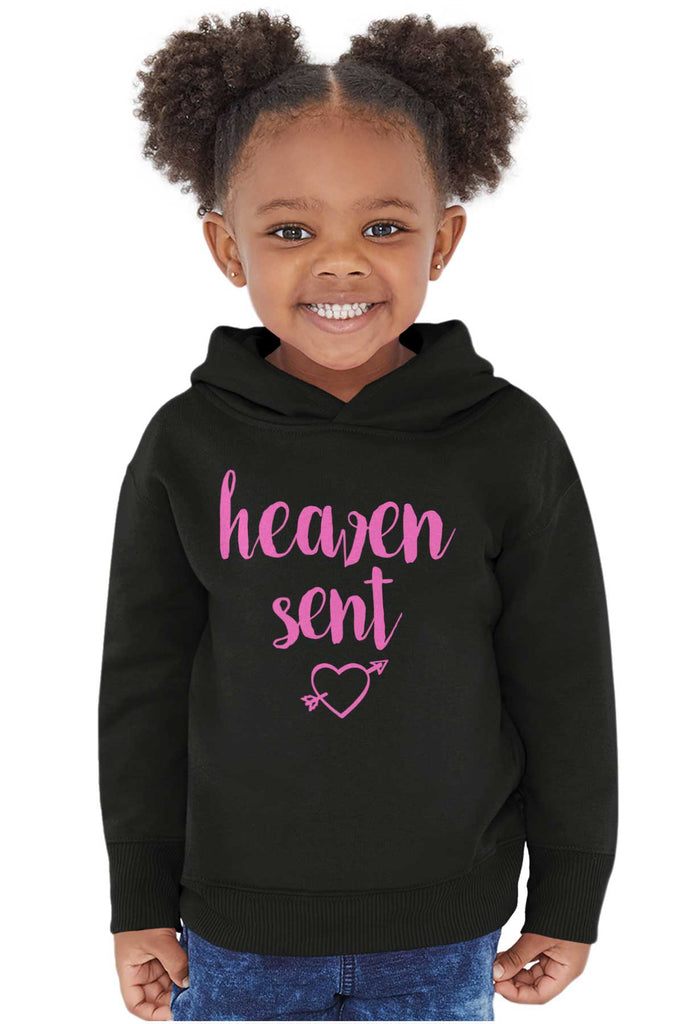Heaven Sent Toddler Pullover Hoodie-Direct To Garment Print-Brisco Baby