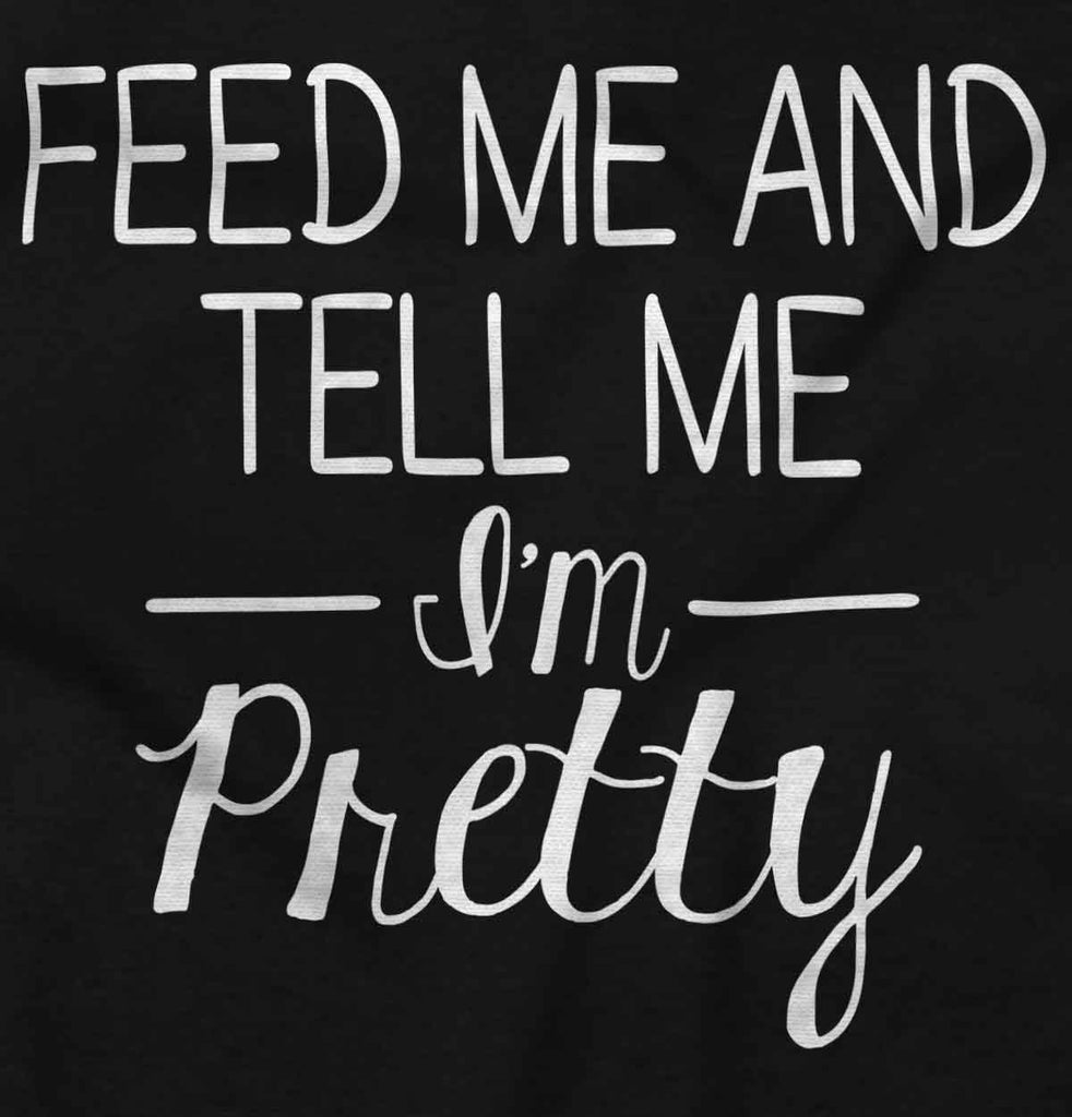 Tell Me I'm Pretty Romper Bodysuit-Direct To Garment Print-Brisco Baby