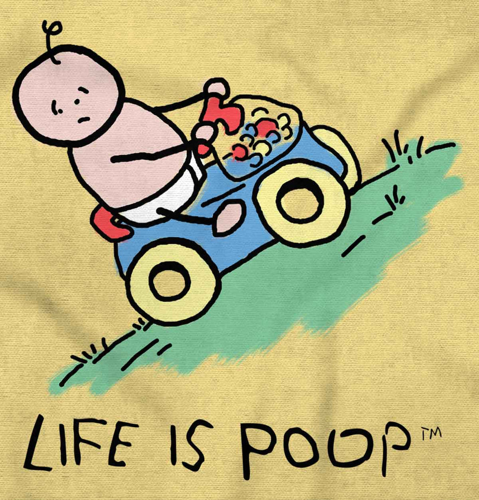 Uphill Baby Car Infant Toddler T Shirt-Direct To Garment Print-Brisco Baby