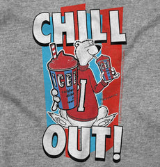 Chill Out Toddler Football Jersey Tee-Direct To Garment Print-Brisco Baby