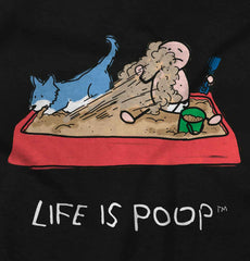 Dog Sandbox Infant Toddler T Shirt-Direct To Garment Print-Brisco Baby