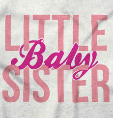 Little Baby Sister Romper Bodysuit-Direct To Garment Print-Brisco Baby