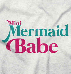 Mini Mermaid Baby Infant Baby Bib-Direct To Garment Print-Brisco Baby