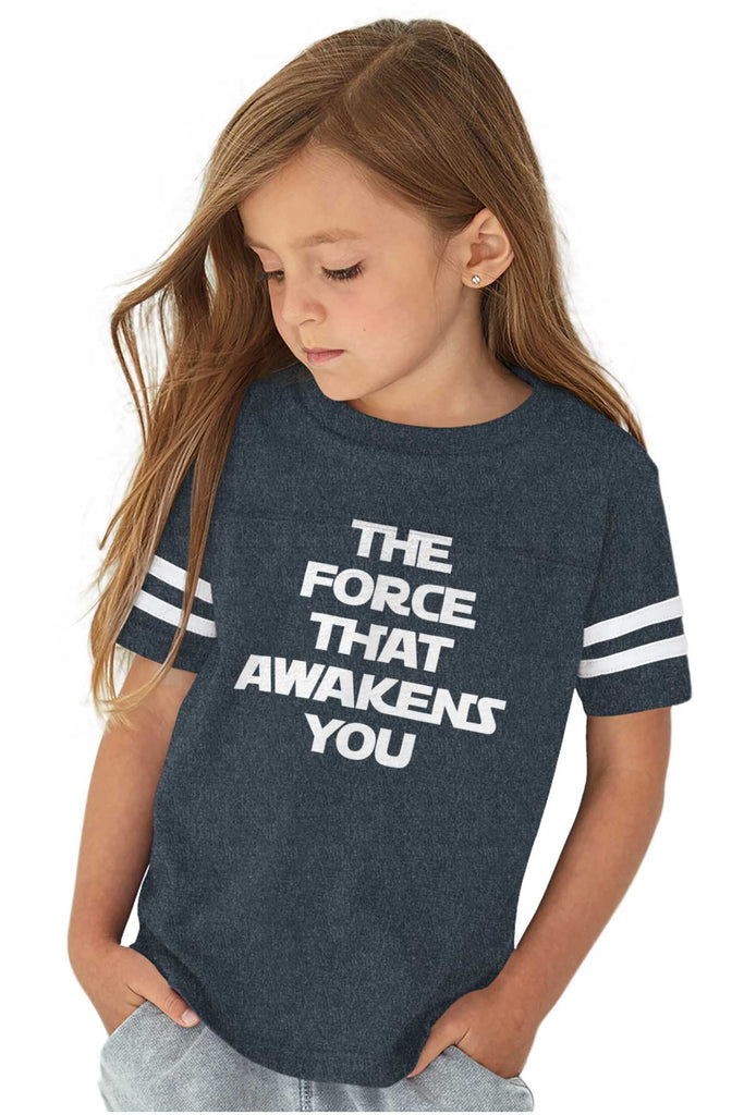 Force Awakens You Toddler Football Jersey Tee-Direct To Garment Print-Brisco Baby