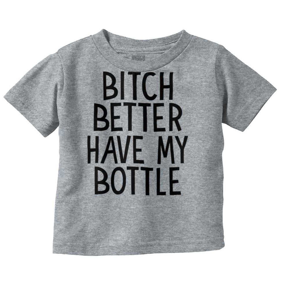 My Bottle Infant Toddler T Shirt-Direct To Garment Print-Brisco Baby
