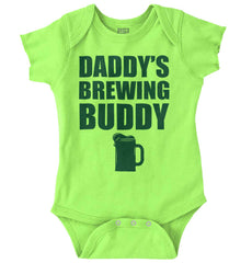 Brewing Buddy Romper Bodysuit-Direct To Garment Print-Brisco Baby