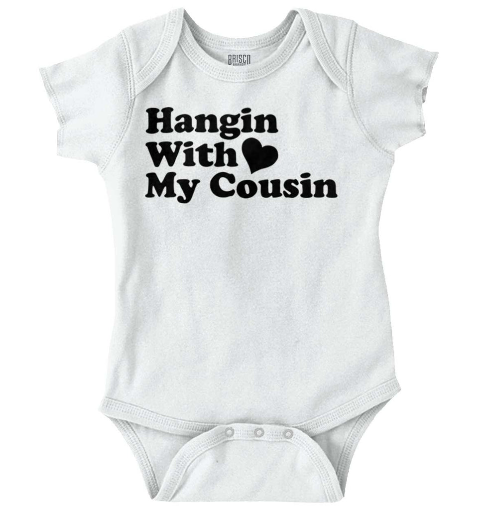 Hangin With Cousin Romper Bodysuit-Direct To Garment Print-Brisco Baby
