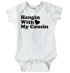 Hangin With Cousin Romper Bodysuit-Direct To Garment Print-Brisco Baby