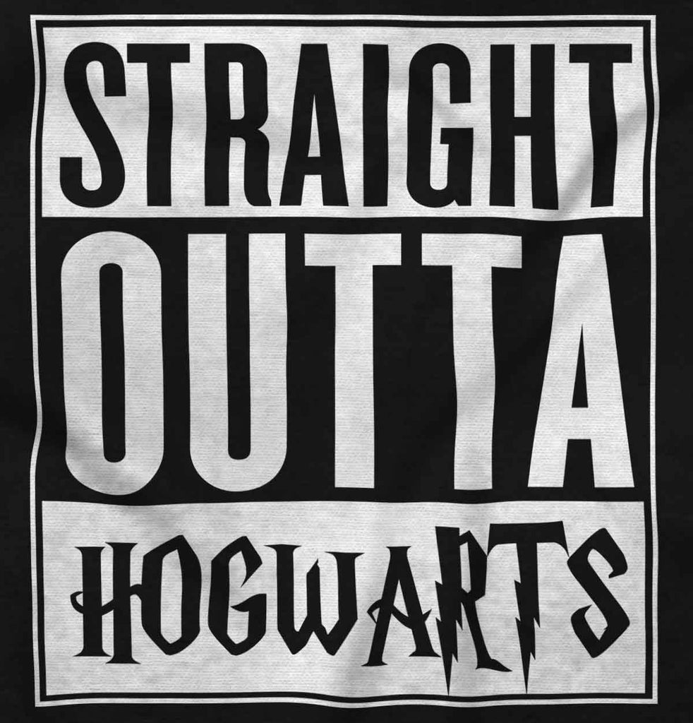 Straight Outta Hogwarts Romper Bodysuit-Direct To Garment Print-Brisco Baby