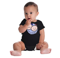 Boy and Girl Logo Romper Bodysuit-Direct To Garment Print-Brisco Baby
