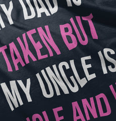 Dad Taken Uncle Sing Toddler Pullover Hoodie-Direct To Garment Print-Brisco Baby