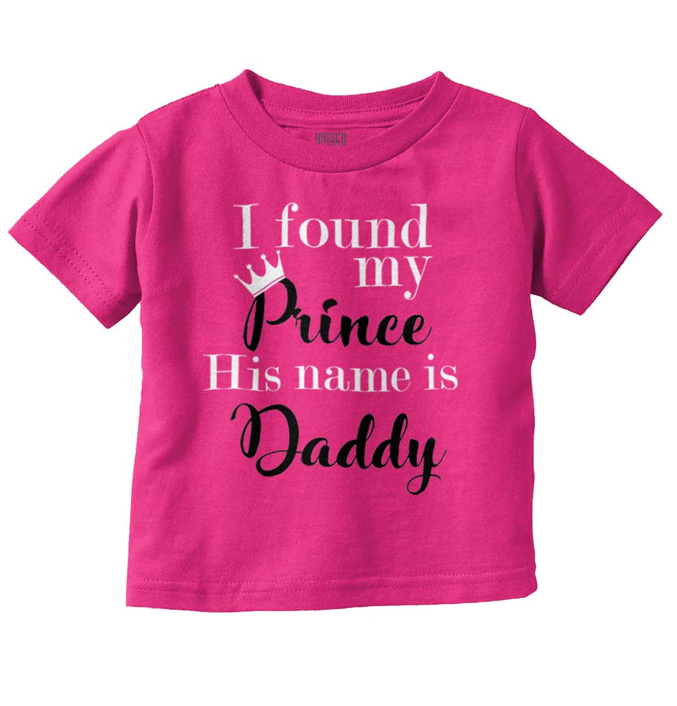 Prince Daddy Infant Toddler T Shirt-Direct To Garment Print-Brisco Baby