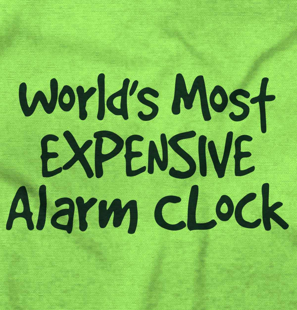 Alarm Clock Romper Bodysuit-Direct To Garment Print-Brisco Baby