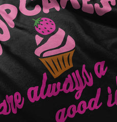 Cupcakes Infant Baby Bib-Direct To Garment Print-Brisco Baby