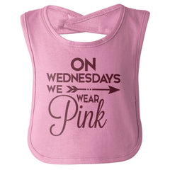 Wear Pink Infant Baby Bib-Direct To Garment Print-Brisco Baby