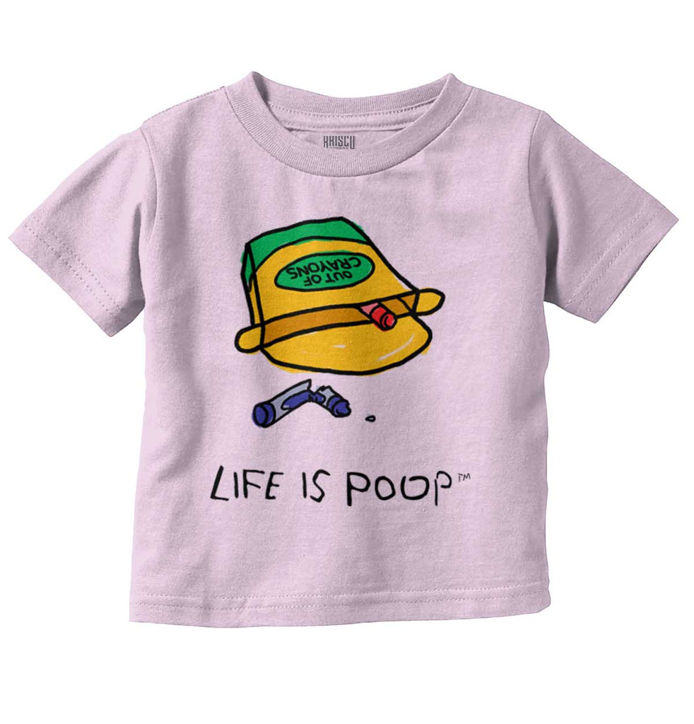 Out of Crayons Infant Toddler T Shirt-Direct To Garment Print-Brisco Baby