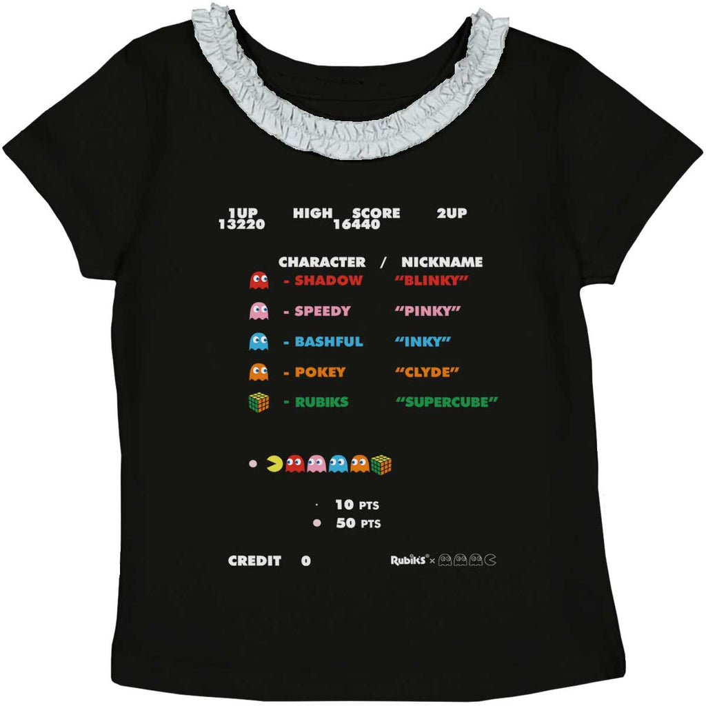 High Score Toddler Ruffled Trim T-Shirt-Direct To Garment Print-Brisco Baby