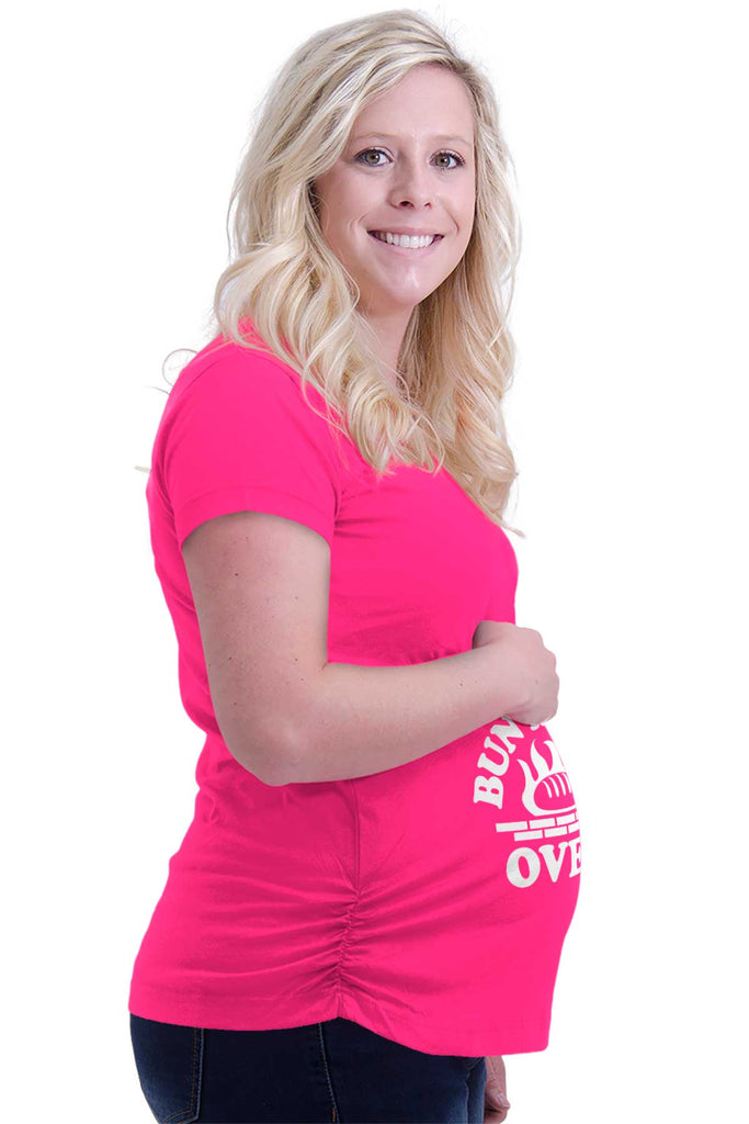 Bun In The Oven Maternity T-Shirt-Direct To Garment Print-Brisco Baby