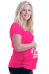 Bun In The Oven Maternity T-Shirt-Direct To Garment Print-Brisco Baby