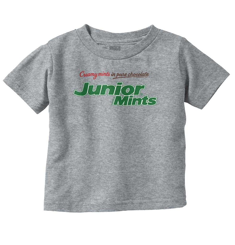 Classic Junior Mints Infant Toddler T Shirt-Direct To Garment Print-Brisco Baby