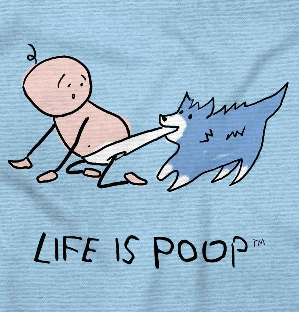 Dog Pull Romper Bodysuit-Direct To Garment Print-Brisco Baby