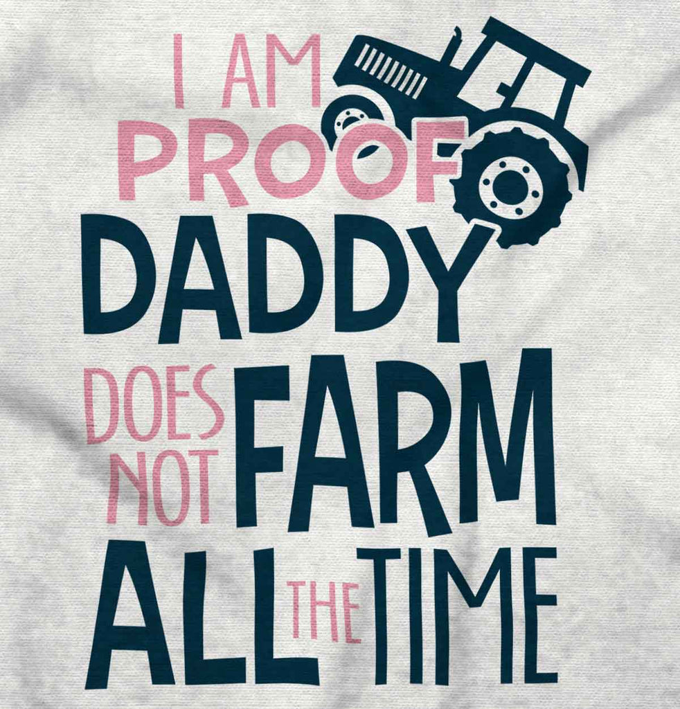 Farm All The Time Toddler Ruffled Trim T-Shirt-Direct To Garment Print-Brisco Baby