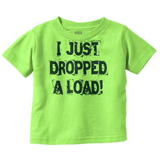 Dropped Load Infant Toddler T Shirt-Direct To Garment Print-Brisco Baby