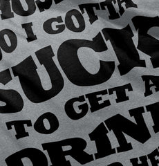 Get A Drink Romper Bodysuit-Direct To Garment Print-Brisco Baby