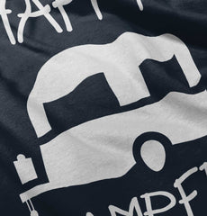 Happy Camper Infant Toddler T Shirt-Direct To Garment Print-Brisco Baby