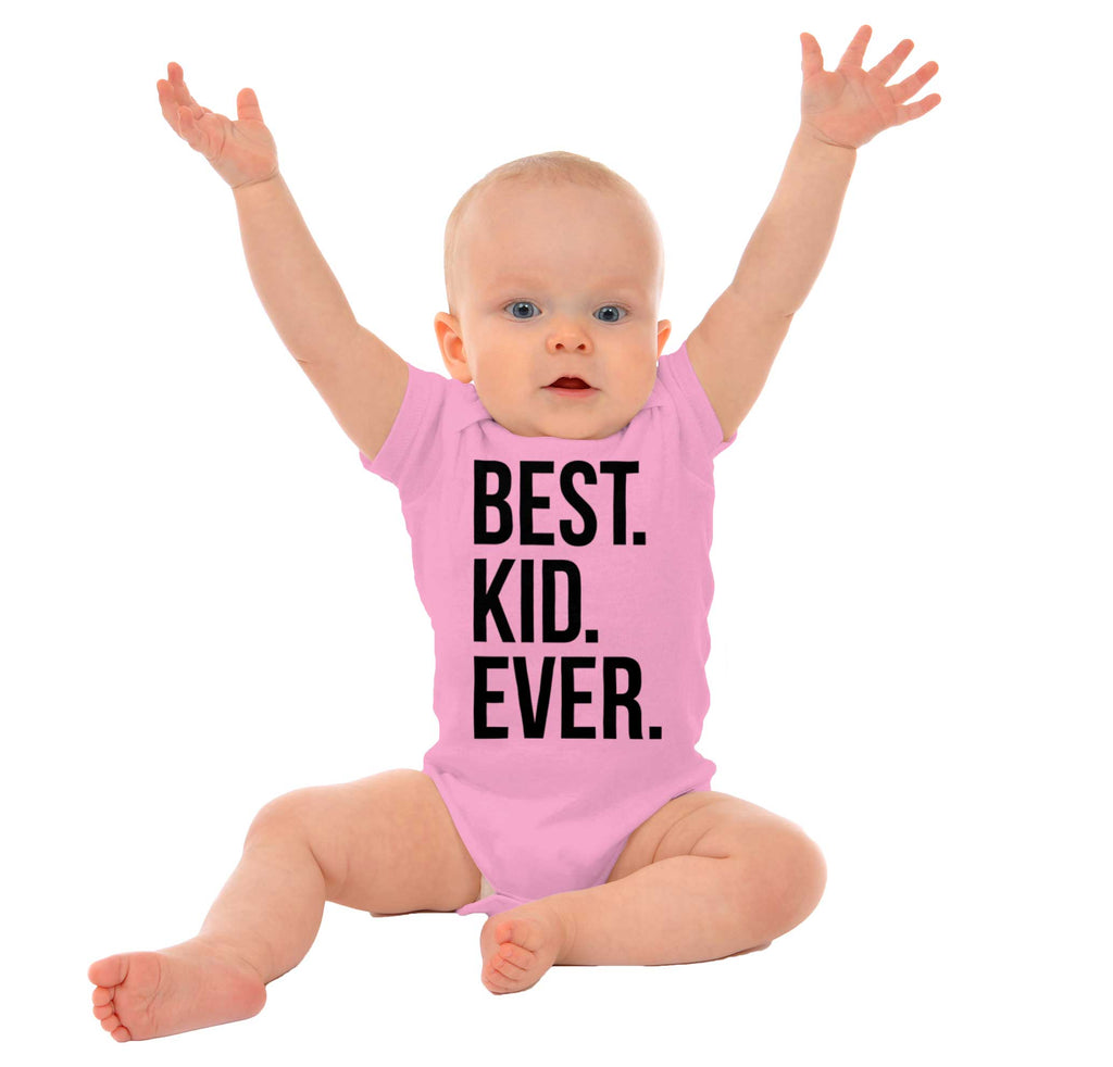 Best Kid Ever Romper Bodysuit-Direct To Garment Print-Brisco Baby