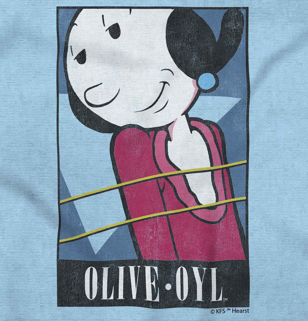 Olive Oyl Infant Baby Bib-Direct To Garment Print-Brisco Baby
