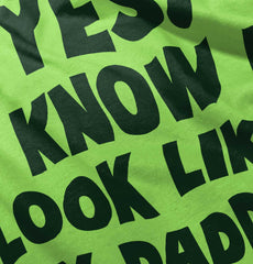 Look Like Daddy Romper Bodysuit-Direct To Garment Print-Brisco Baby