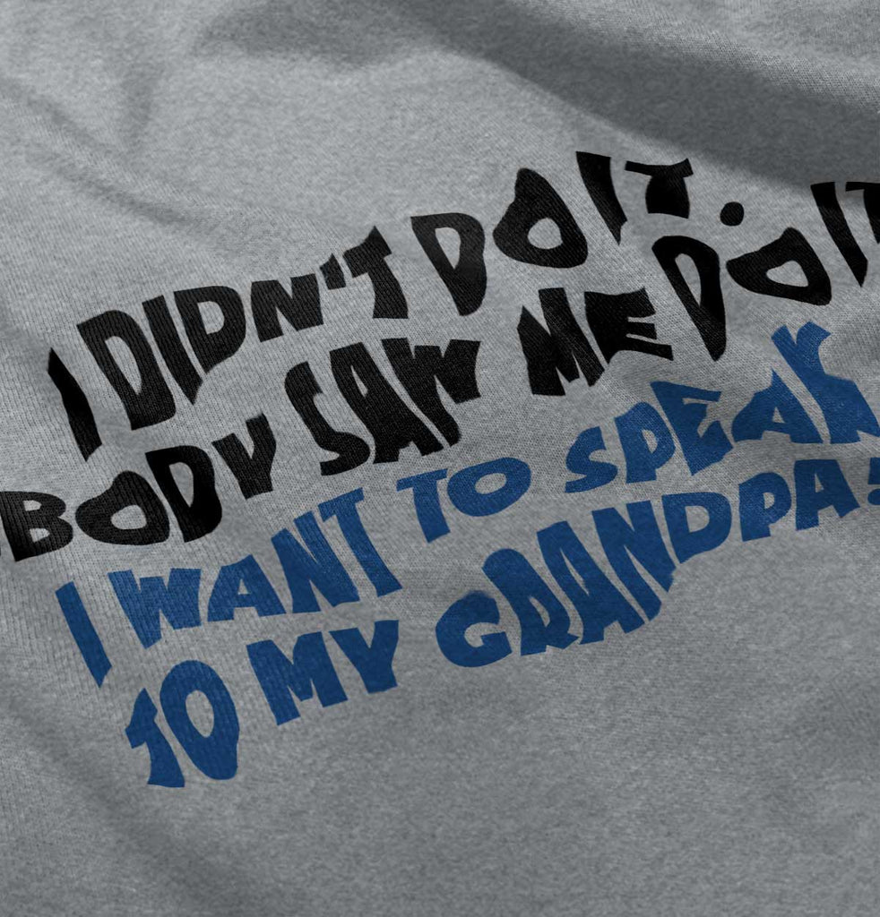 I Didn't Do It Solid Baby Pajama Top-Direct To Garment Print-Brisco Baby