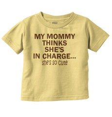 She's So Cute Infant Toddler T Shirt-Direct To Garment Print-Brisco Baby
