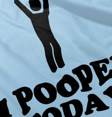 I Pooped Today Romper Bodysuit-Direct To Garment Print-Brisco Baby